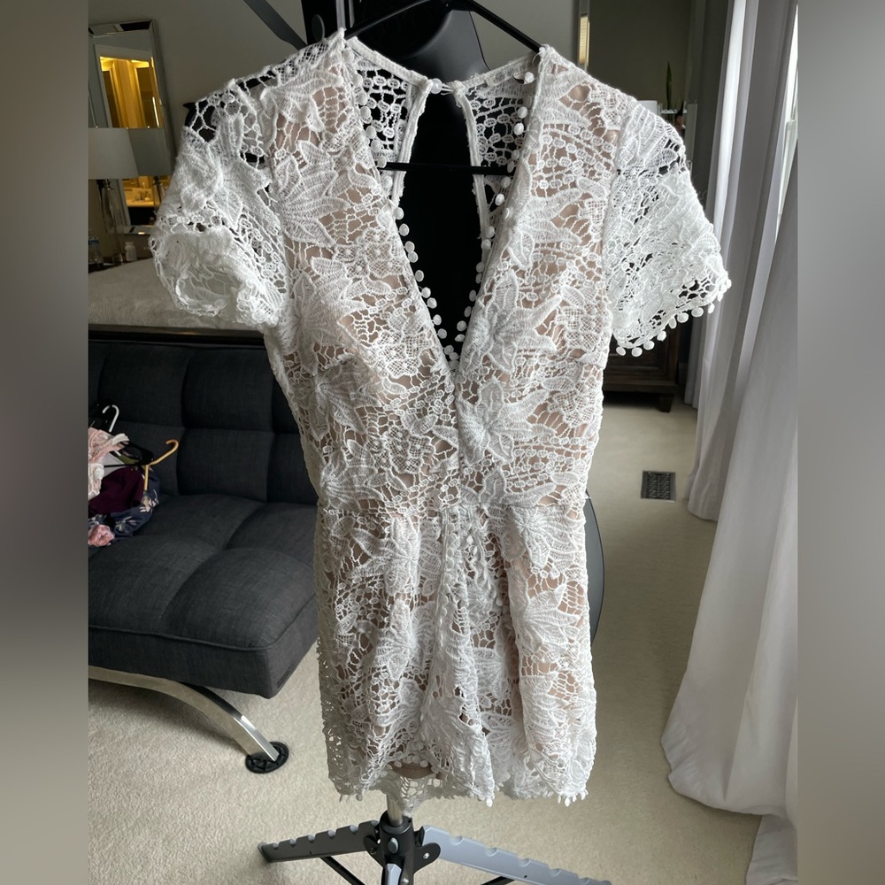 Charlotte Russe lace romper
